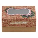 Keksbox Gebäckkarton mit PET Beschichtung & Sichtfenster "Weihnachten" 170x126x78mm, 162 Stk. – Bild 3