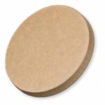 Deckel für Eisbecher Feinkostbecher aus Kraftpapier braun O 91mm, 140 - 350ml, 50 Stk. – Bild 2