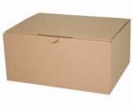 Versandkarton 210x160x100mm schnelle Aufrichtung mit Steckverschluss braun – Bild 2