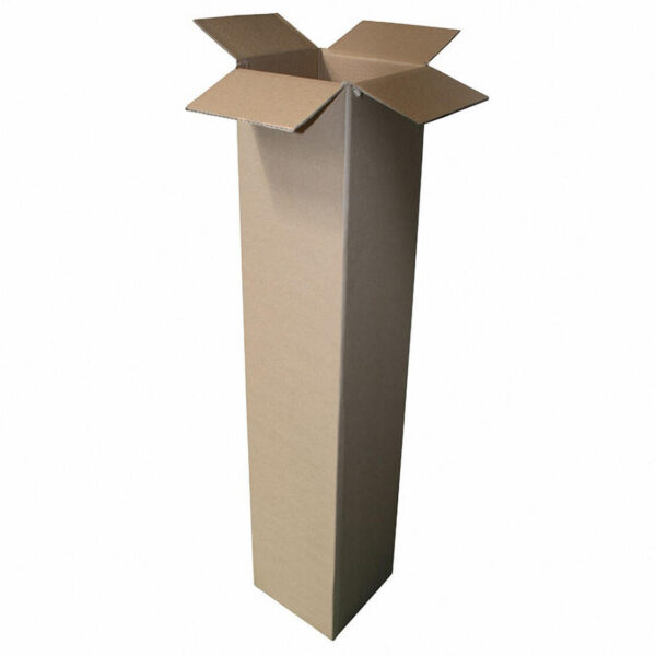 Faltkarton Versandhülsen 1100x200x200mm, 1-wellig braun
