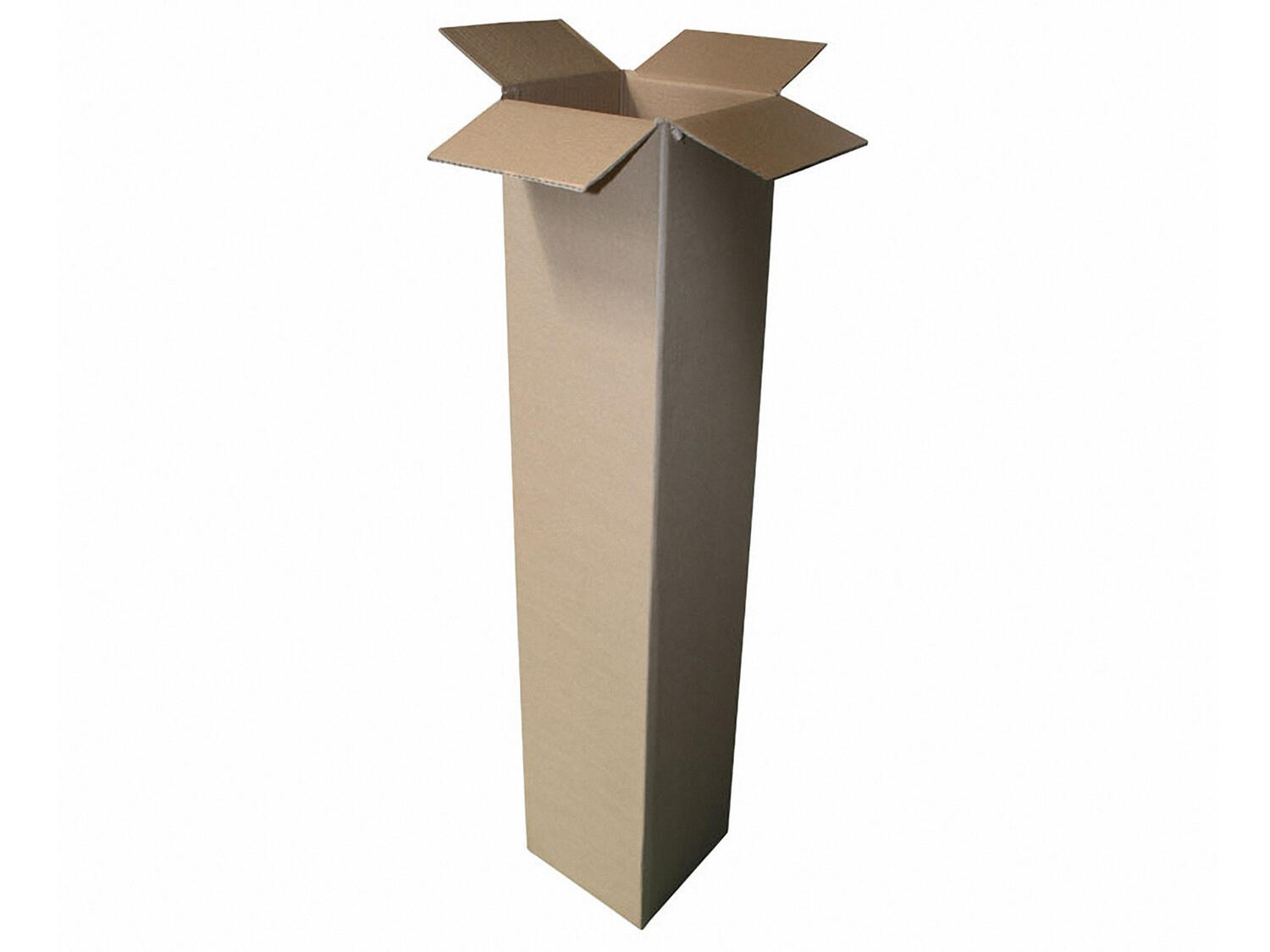 KA_200_200_1100_T21C Faltkarton Versandhülsen 1100x200x200mm, 1-wellig braun – Bild 1