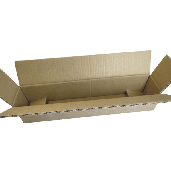Faltkarton Versandhülsen 430x105x105mm sehr stabil, 2-wellig braun