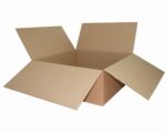 Faltkarton 500x500x180mm 1-wellig Dickwelle braun