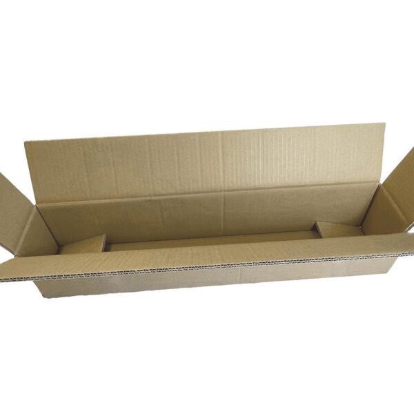 Faltkarton Versandhülsen 610x105x105mm sehr stabil, 2-wellig braun