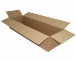 Faltkarton 800x250x150mm 1-wellig Dickwelle braun