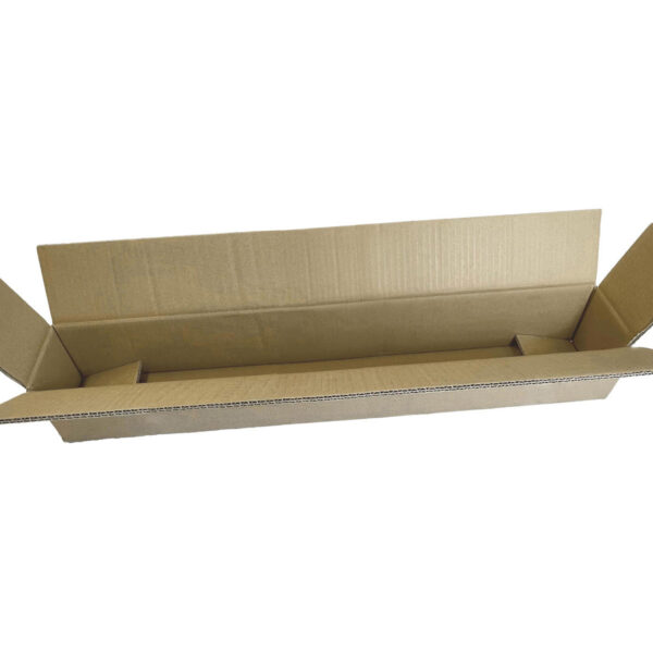 Faltkarton Versandhülsen 860x105x105mm sehr stabil, 2-wellig braun