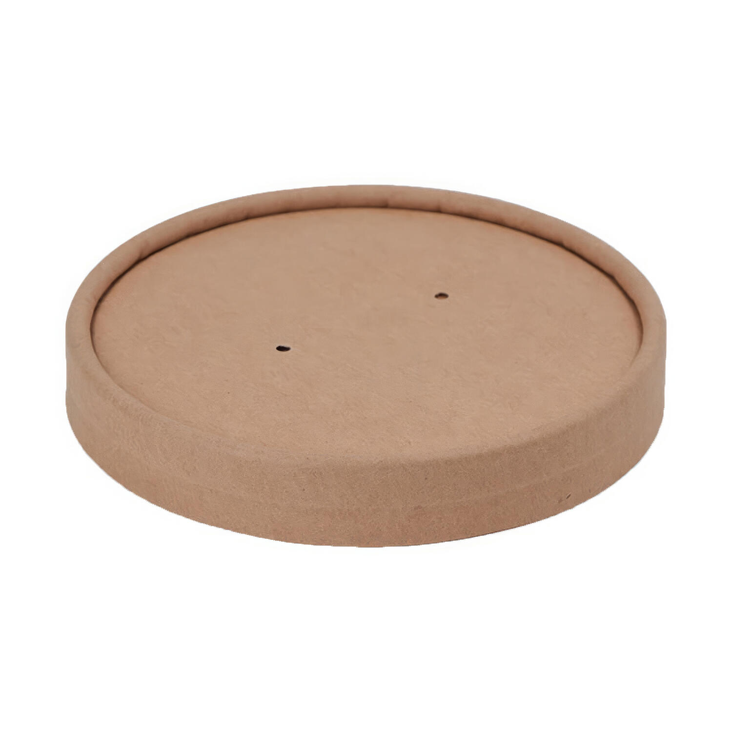KTC-60042120 Deckel für Suppenbehälter Suppenbecher aus Kraftpapier braun 400ml FSCR, 25 Stk. – Bild 1