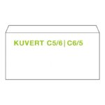 Briefumschläge Kuvert C5/6 110x220mm weiß, 80 gr. selbstklebend, 100 Stk. – Bild 2