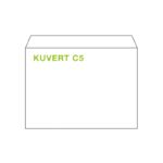 Briefumschläge Kuvert C5 162x229mm weiß, 90 gr. Haftstreifen, 50 Stk. – Bild 2