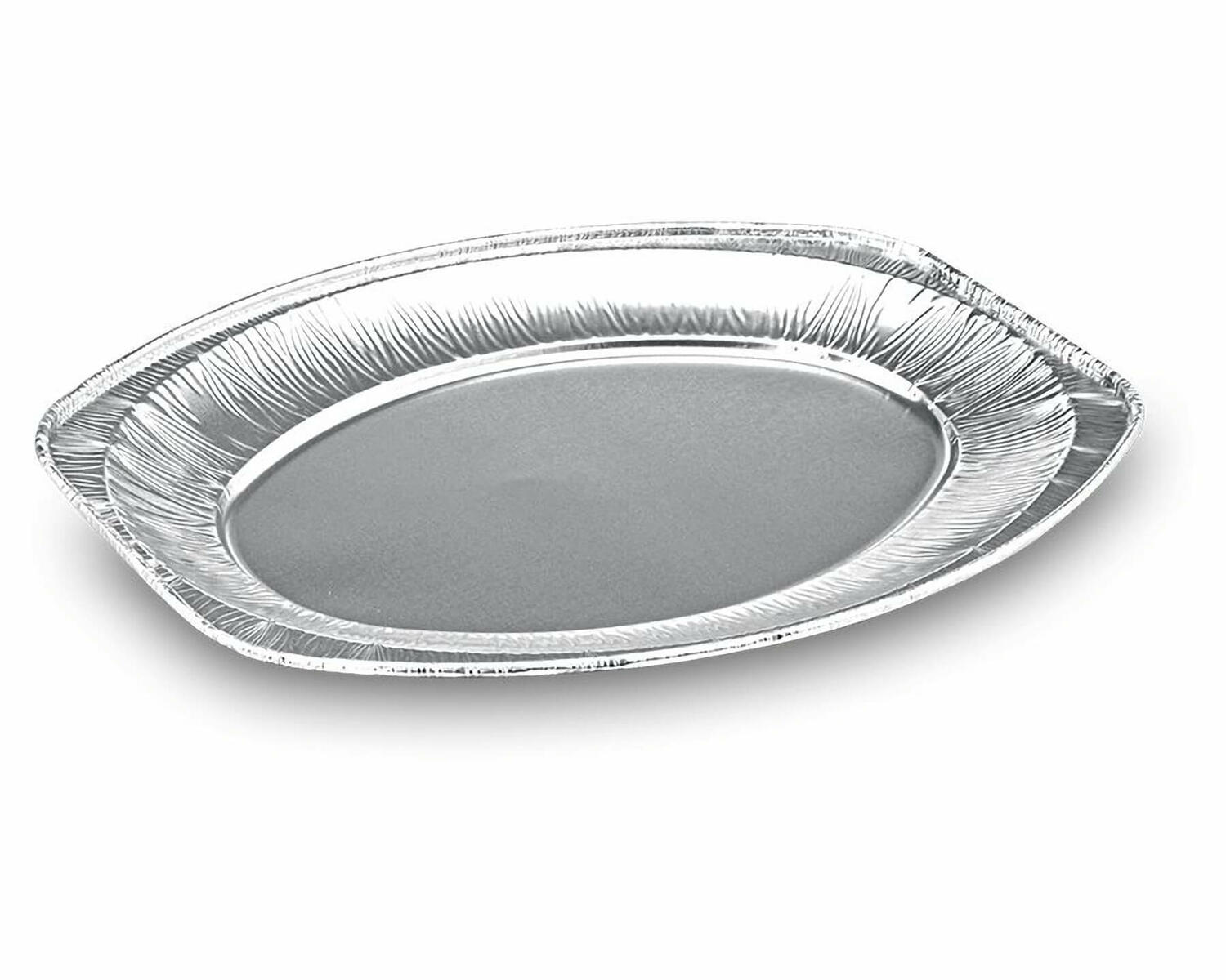 O8-65035 Alu-Catering-Platten Aluminium-Partyplatten Servierplatten 35 x 24 cm, 10 Stk. – Bild 1