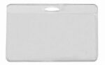Kartenhalter Ausweishülle Namensschild 75x95/60x88mm mit Clip + Einleger 25 Stk. – Bild 2