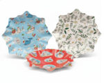 Gebäckschalen Plätzchenschalen für Weihnachtsgebäck Pappe O 28 cm verschiedene Motive, 2 Stk