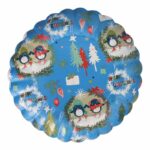 Gebäckschalen Plätzchenschalen für Weihnachtsgebäck Pappe O 23 cm verschiedene Motive, 2 Stk – Bild 4