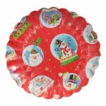 Gebäckschalen Plätzchenschalen für Weihnachtsgebäck Pappe O 23 cm verschiedene Motive, 2 Stk – Bild 3