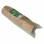 PAPSTAR Suppenbecher aus Pappe, rund, 470 ml, braun, 25 Stk. – Bild 2