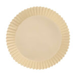 Backpapierzuschnitte für Heißluftfritteusen Mikrowelle Backofen O16cm x 4,5cm braun – Bild 2