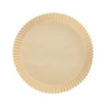 Backpapierzuschnitte für Heißluftfritteusen Mikrowelle Backofen O20cm x 4,5cm braun, 100 Stk. – Bild 2