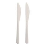 Mehrweg-Messer, Schneidemesser 185mm aus PP, extra stabil, weiss, 50 Stk.