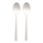 Suppenlöffel Esslöffel Mehrweg 185mm aus PP extra stabil weiss, 50 Stk.