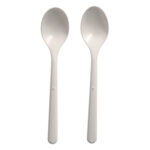 Kaffeelöffel Mehrweg 130mm aus PP extra stabil weiss, 50 Stk.