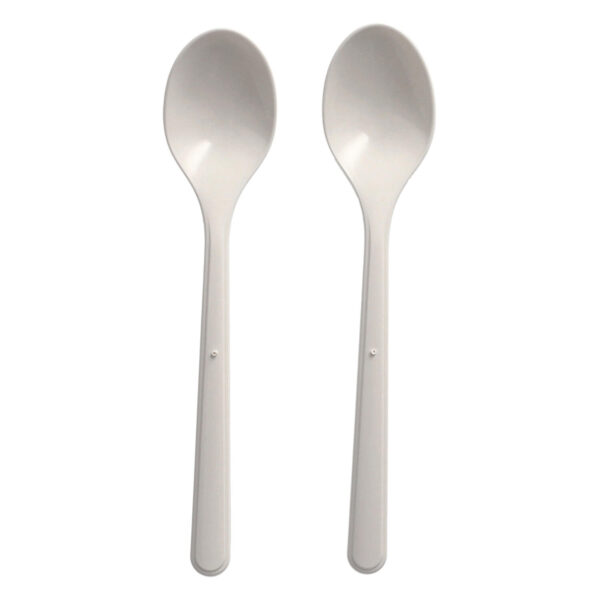 Kaffeelöffel Mehrweg 130mm aus PP extra stabil weiss, 50 Stk.