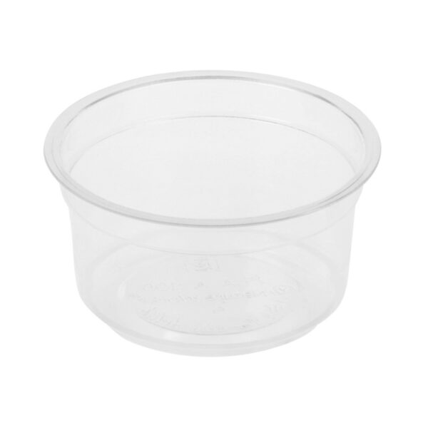Dressingbecher rund 120 ml Höhe 4,5 cm O 76 mm aus PLA 50 Stk.