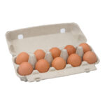 Eierverpackungen für 10 Eier uni weißlich, 82 Stk., für S, M, L – Bild 2