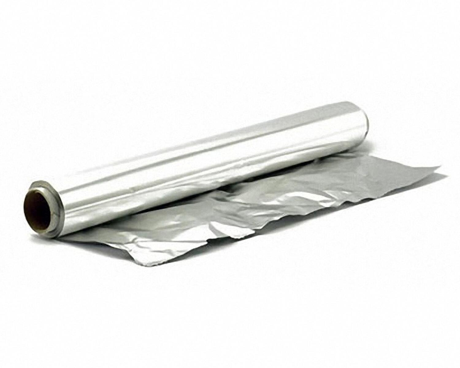 PLO-99283_1VON4 Alufolie robuste Qualität, 30 cm x 100 m, 11 my, lose verpackt – Bild 1