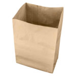 Papierbeutel Einkaufsbeutel Obst/Gemüse 10l, 200+170x360mm braun, 10 Stk.