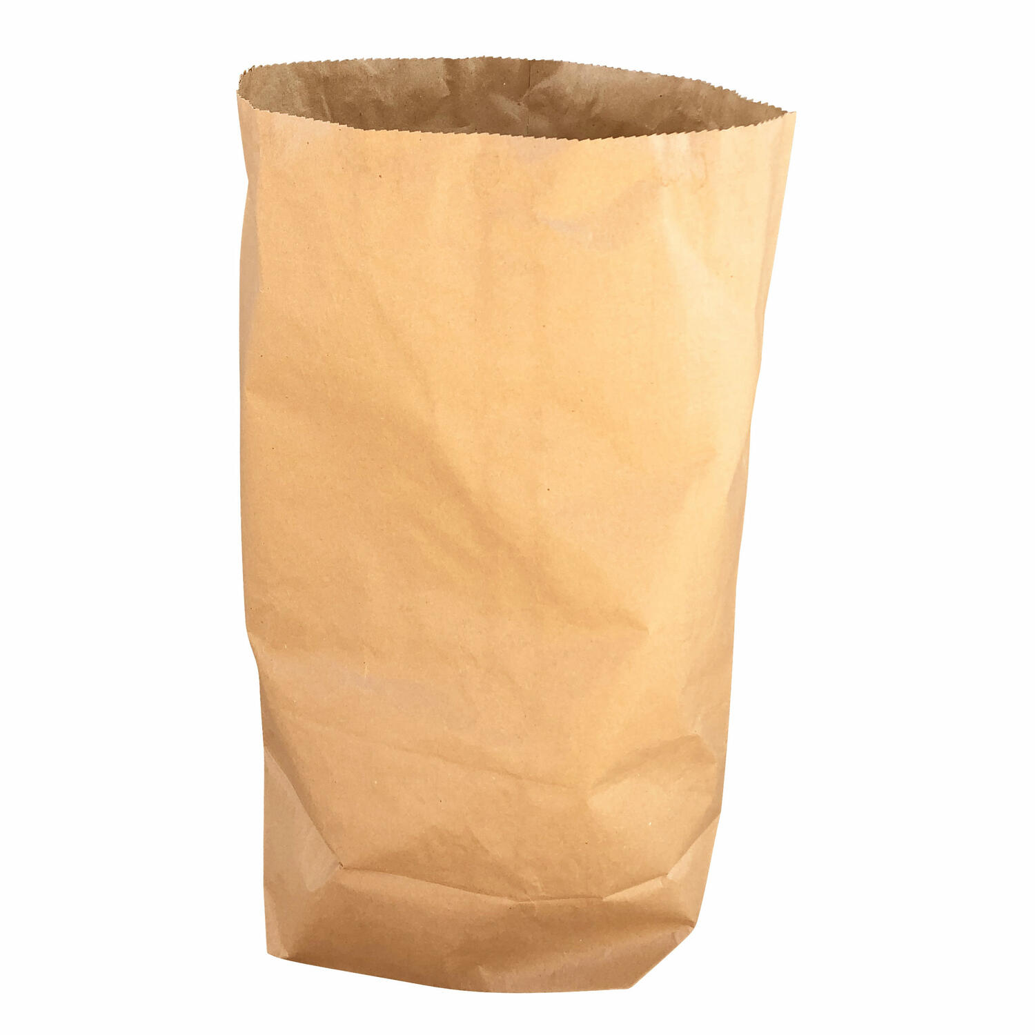 PLO-AG-792 Papier Müllsäcke 30 L 45x60+20cm 2-lagig braun, 25 Stk. – Bild 1