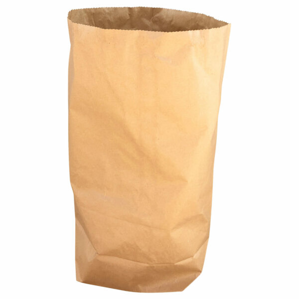 Papier Müllsäcke 120 L 70x95+22cm 2-lagig braun, 25 Stk.