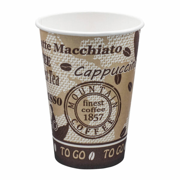 Automatenbecher Kaffeebecher 70,3mm O 'Coffee Mountain' 150 ml 100 Stk.