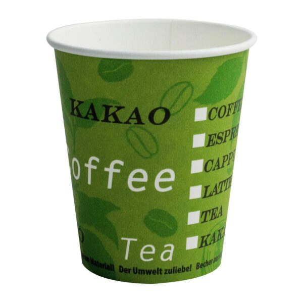 Automatenbecher Kaffeebecher Pappbecher 80mm O 200 ml 75 Stk.