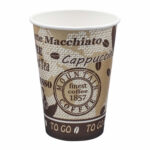 Automatenbecher Kaffeebecher 80mm O 'Coffee Mountain' 250 ml 75 Stk.