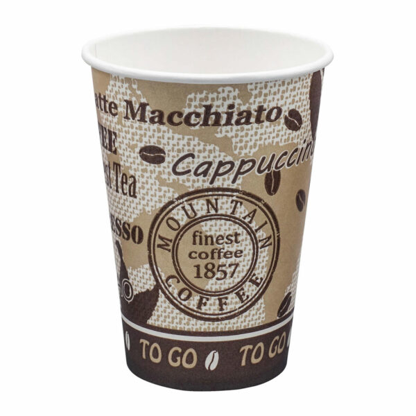Automatenbecher Kaffeebecher 80mm O 'Coffee Mountain' 250 ml 75 Stk.