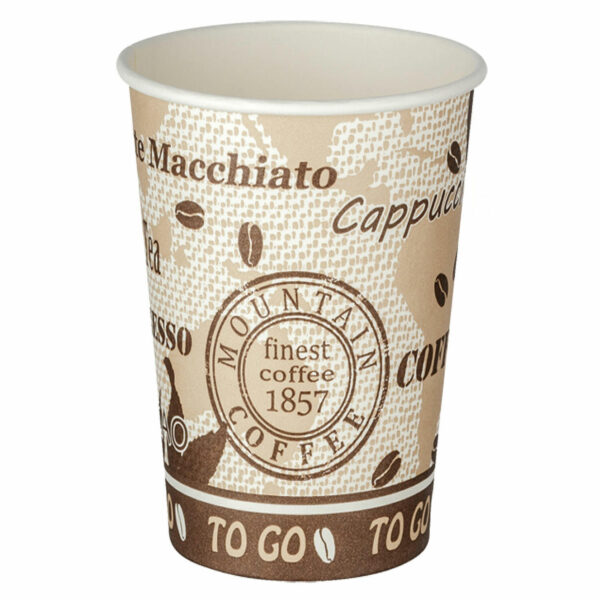 Automatenbecher Kaffeebecher 80mm O 'Coffee Mountain' 300 ml 75 Stk.