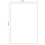 Etiketten Labels selbstklebend weiß 210 x 148.5mm auf DIN A5 DHL Kleber 200 Stk. – Bild 2