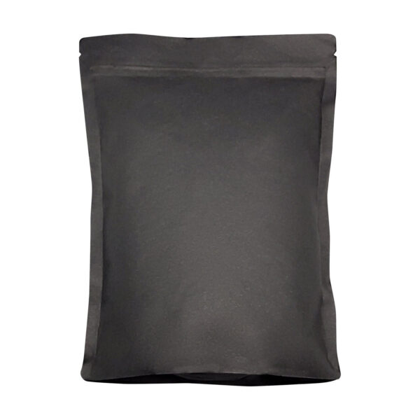 Standbodenbeutel Kraftpapier schwarz 160x230x90mm 750ml, 100 Stk.