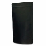 Standbodenbeutel Kraftpapier schwarz, 180x290x90mm, 1000ml, 500 Stk. – Bild 4
