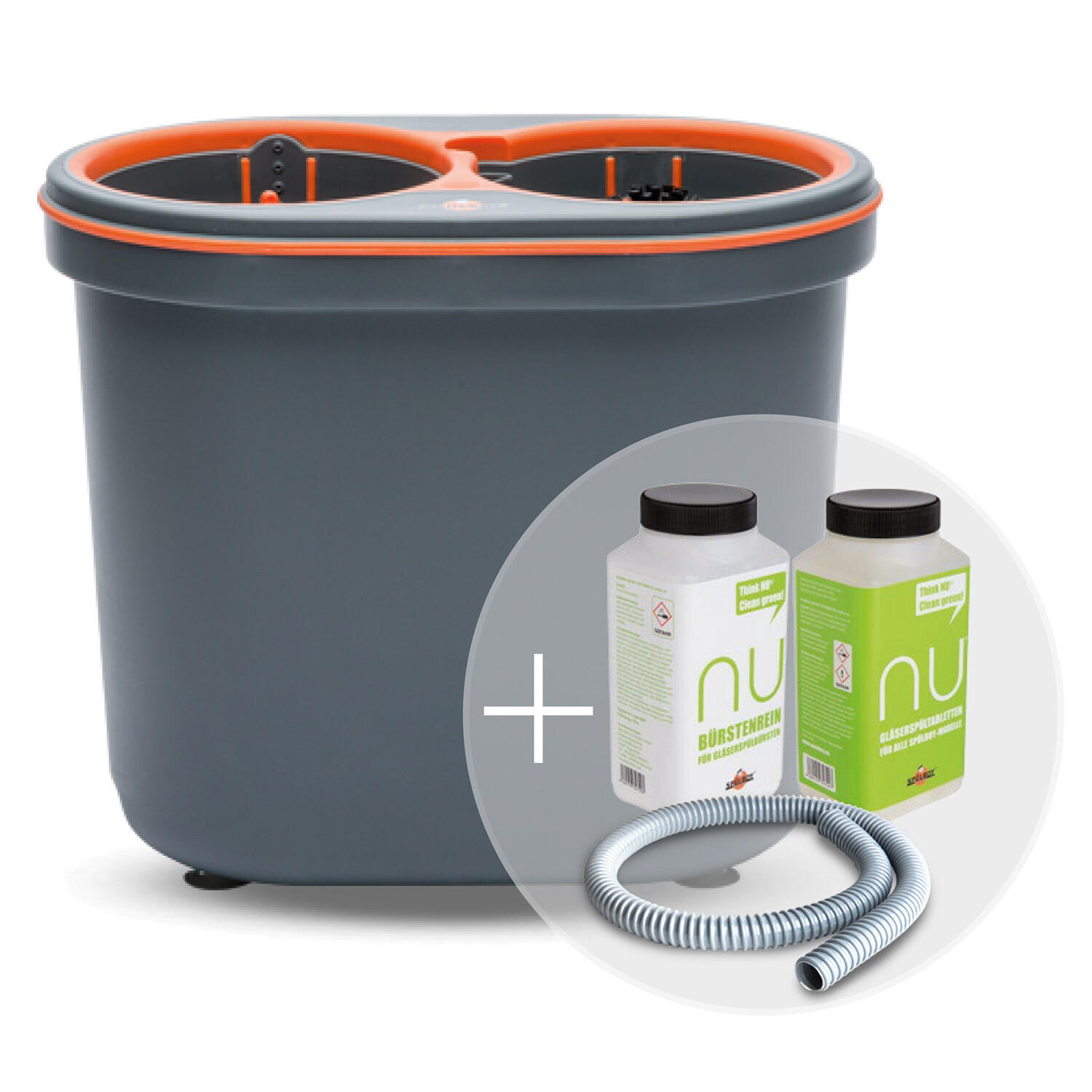 SPL-1700136 NU portable Tragbarer Geschirrspüler Vorteilsset inkl. Reinigerset – Bild 1
