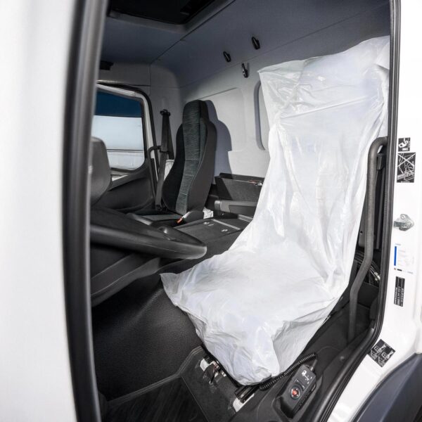 Sitzschoner Einweg-Sitzbezug XL LKW weiß 1400 x 850 mm 13my, auf Rolle, 250 Stk.