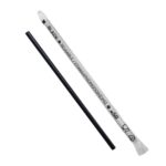 Trinkhalme Kunststoff PP Mehrweg schwarz einzeln gehüllt 180 mm O 4.2mm, 500 Stk.
