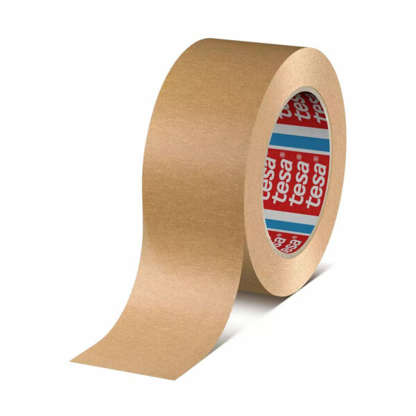 Papierklebeband tesapack 4713 mit Naturkautschukkleber 50mm x 50m, braun
