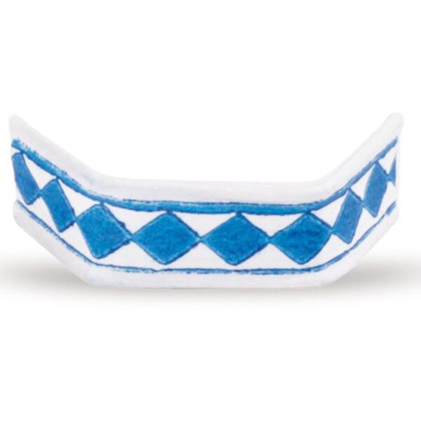 U-Clipse Verschlussclipse Beutelverschlüsse 33 mm Blau-Weiss Papier, 1000 Stk.