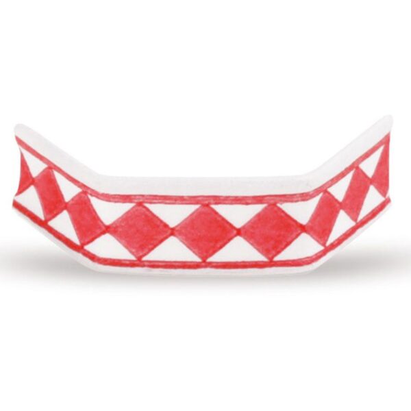 U-Clipse Verschlussclipse Beutelverschlüsse 33 mm Rot-Weiss Papier, 1000 Stk.