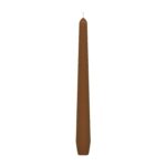 Spitzkerzen 245 mm, 8 Stunden Brenndauer, braun, 10 Stk.