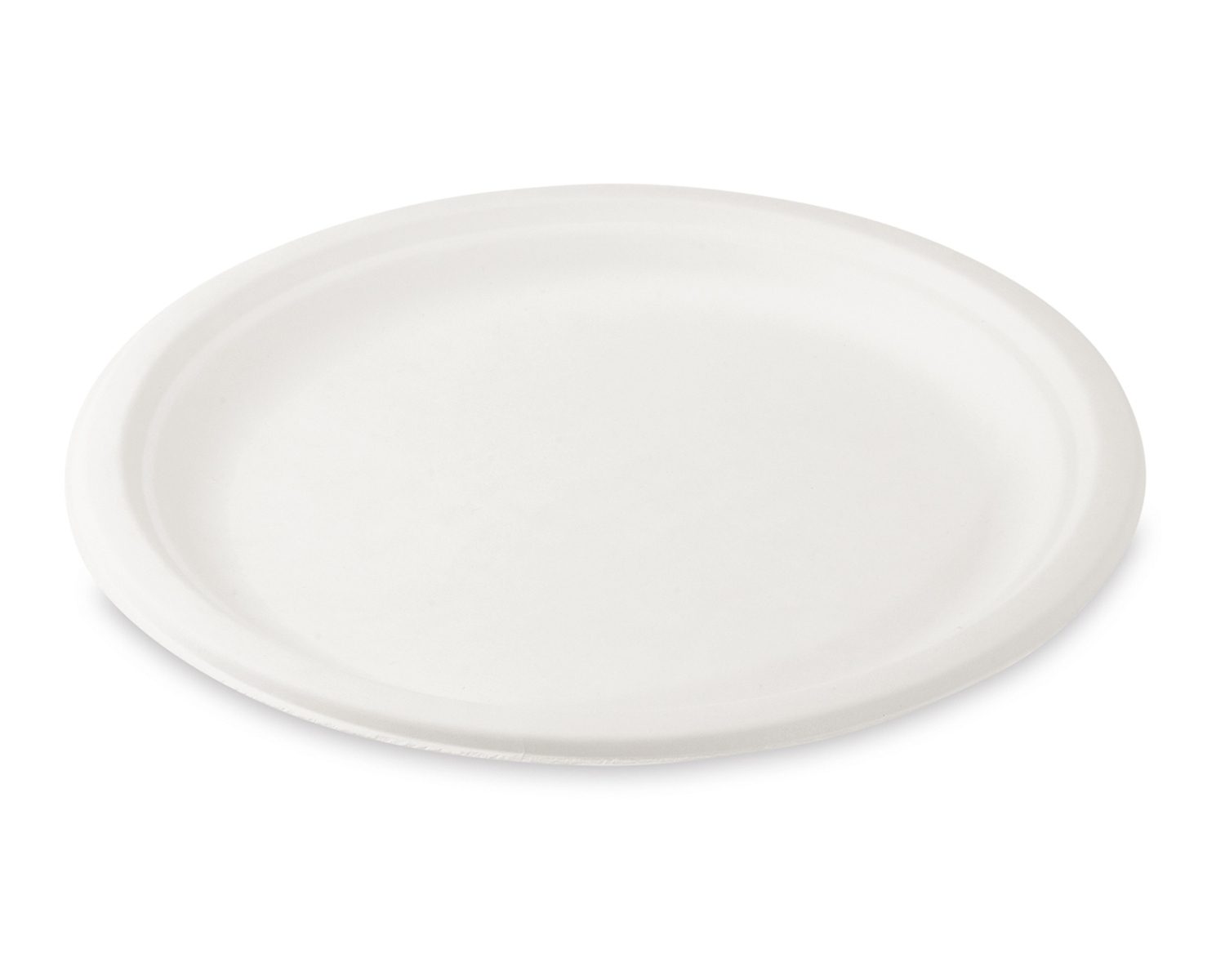 WX-41026 Grillteller Fleischteller rund aus Zuckerrohr-Bagasse O 26 cm, 50 Stk. – Bild 1