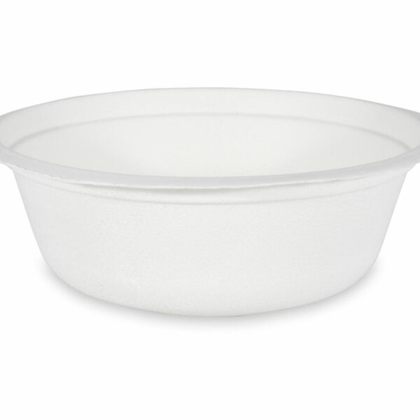 Suppenteller Salatschalen Schale rund aus Zuckerrohr 500ml O15.5 x 5.5cm 10 Stk.