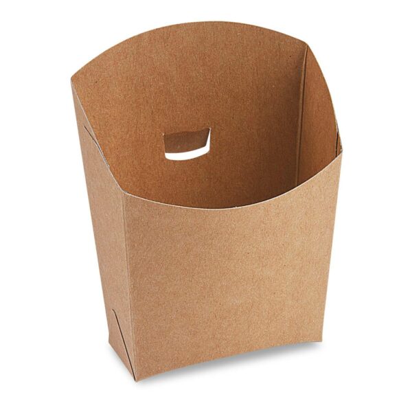 Snackbecher kraft braun mit Fettbarriere 150g - 6,5x11x12,5cm, 50 Stk.