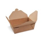 Food Boxen To GO 'M' 1000ml kraft PE 150x120x48mm fettdicht, 50 Stk.